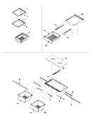 Refrigerator shelving