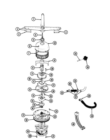 Pump & motor assembly