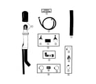Maytag WU805 installation accessories diagram