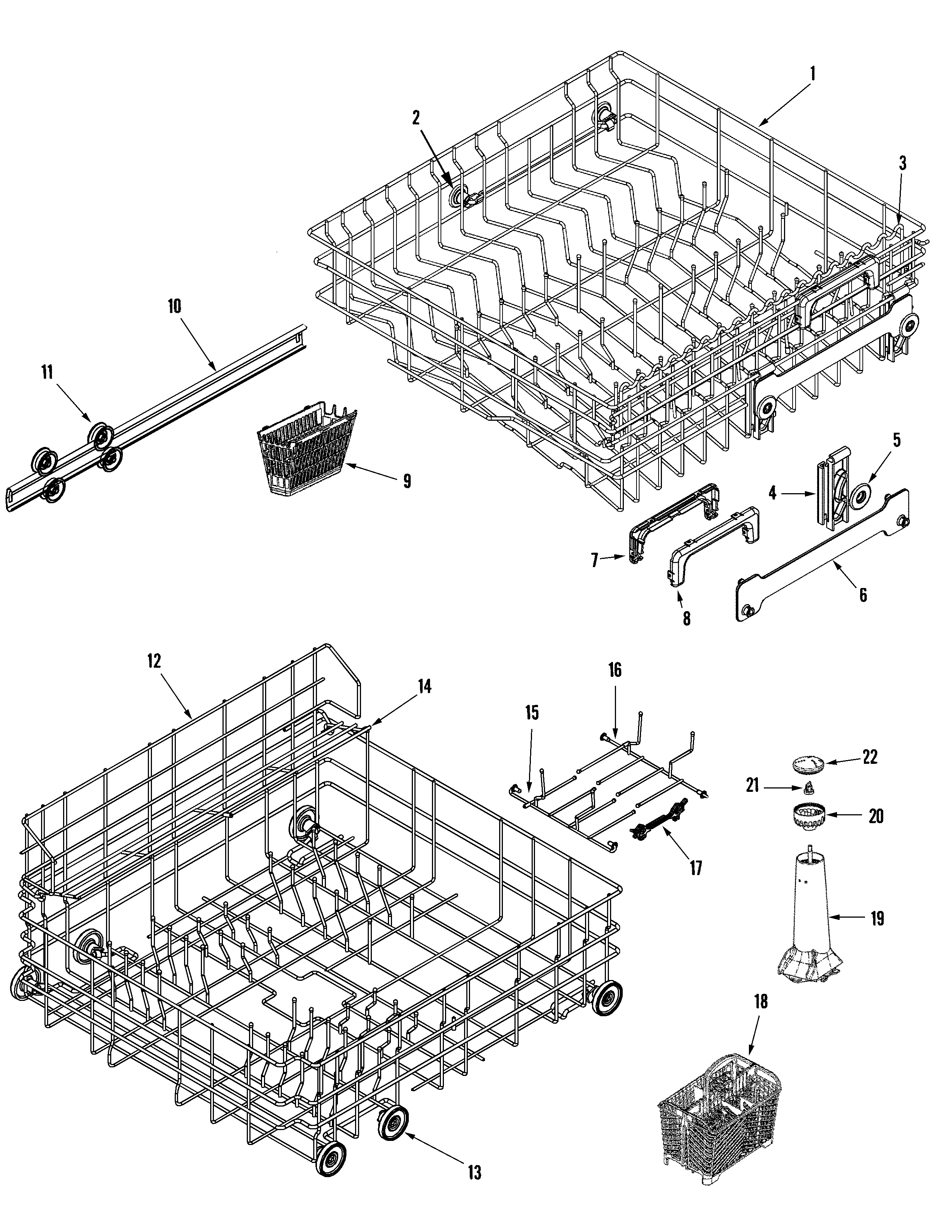 TRACK & RACK ASSEMBLY