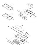 Refrigerator shelving