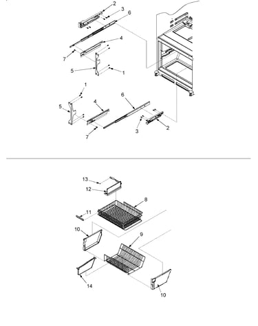 Freezer shelving