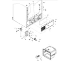 Kenmore 59673502300 cabinet back diagram
