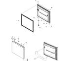 Kenmore 59675232400 freezer door diagram