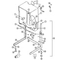 Maytag LSG7804ABL cabinet-dryer diagram