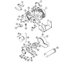 Maytag LSE9904ADL motor-dryer & blower diagram