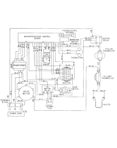 Wiring information-lse9904ad* (dryer)