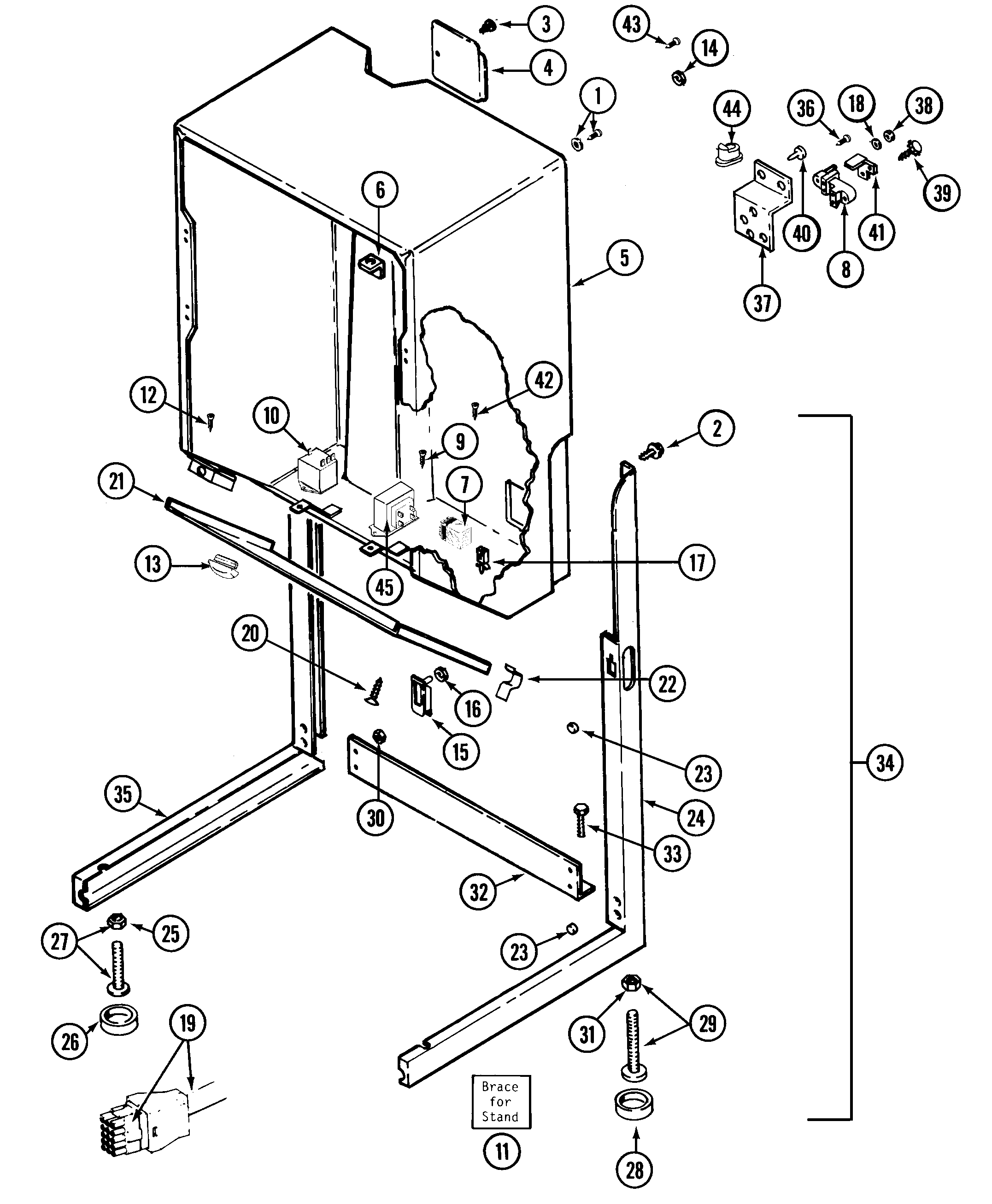 Cabinet-dryer (lse9904acm)