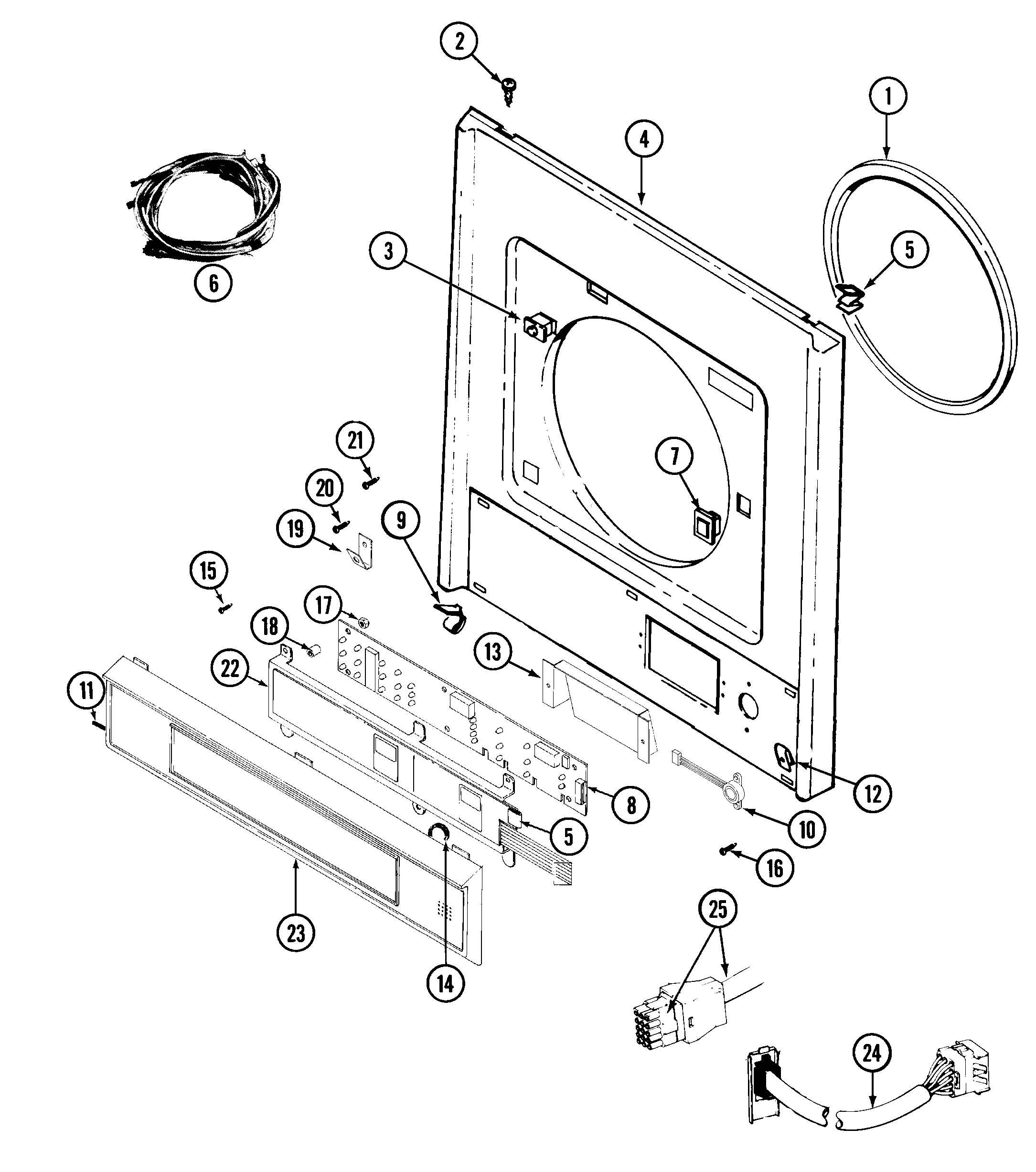 Front panel & control panel