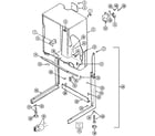 Maytag LSE7804AGL cabinet-dryer diagram