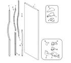 Jenn-Air JSD2789HEB fresh food outer door (jsd2789heb/w) diagram