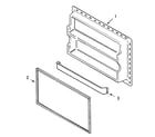 Maytag MTB1953HEQ freezer inner door diagram