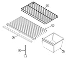 Maytag GT17A43V shelves & accessories diagram