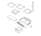Maytag PTF216LHRQ shelves & accessories diagram