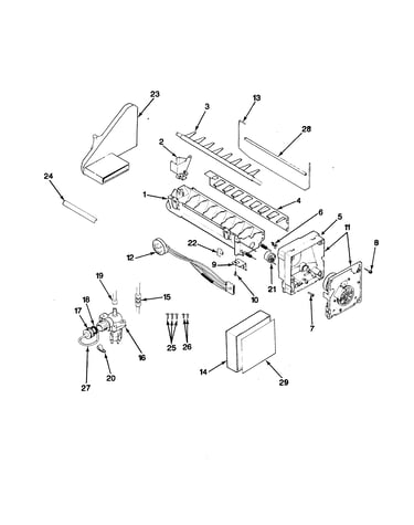 Optional ice maker kit