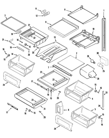 Shelves & accessories