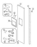 Freezer outer door (gs2727ead1)