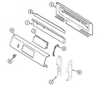 Magic Chef CGR3730ADT control panel diagram