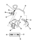 Inlet/fill hose & mixing vlv mtg brkt
