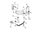 Amana LW8303W2-PLW8303W2A drain hose and siphon break diagram