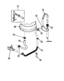 Drain hose and siphon break