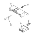 Mixing valve & motor conn blocks, term