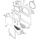 Crosley CDE6000Q door cde/cdg6000q (series 11) diagram