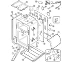 Maytag MER6550BCW body diagram