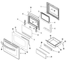 Amana AGR5725QDS door/drawer (stl) diagram