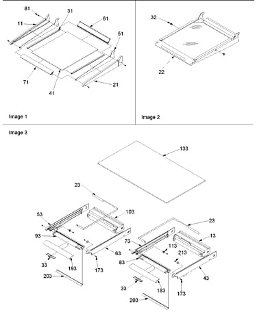 Shelving & crisper frame assy