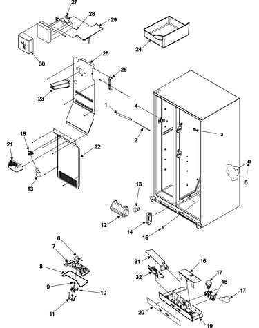 Evap fan assy and control