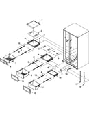 Deli and crisper assy