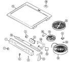 Maytag MEP5770AAW top assembly diagram