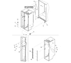 Kenmore 59650004100 cabinet parts diagram