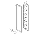 Maytag GS2126PADB freezer inner door (gs2126padb) diagram