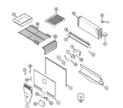 Maytag GT2127PIEW freezer compartment diagram