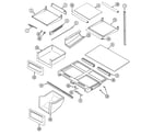 Maytag GT2127PIEW shelves & accessories diagram