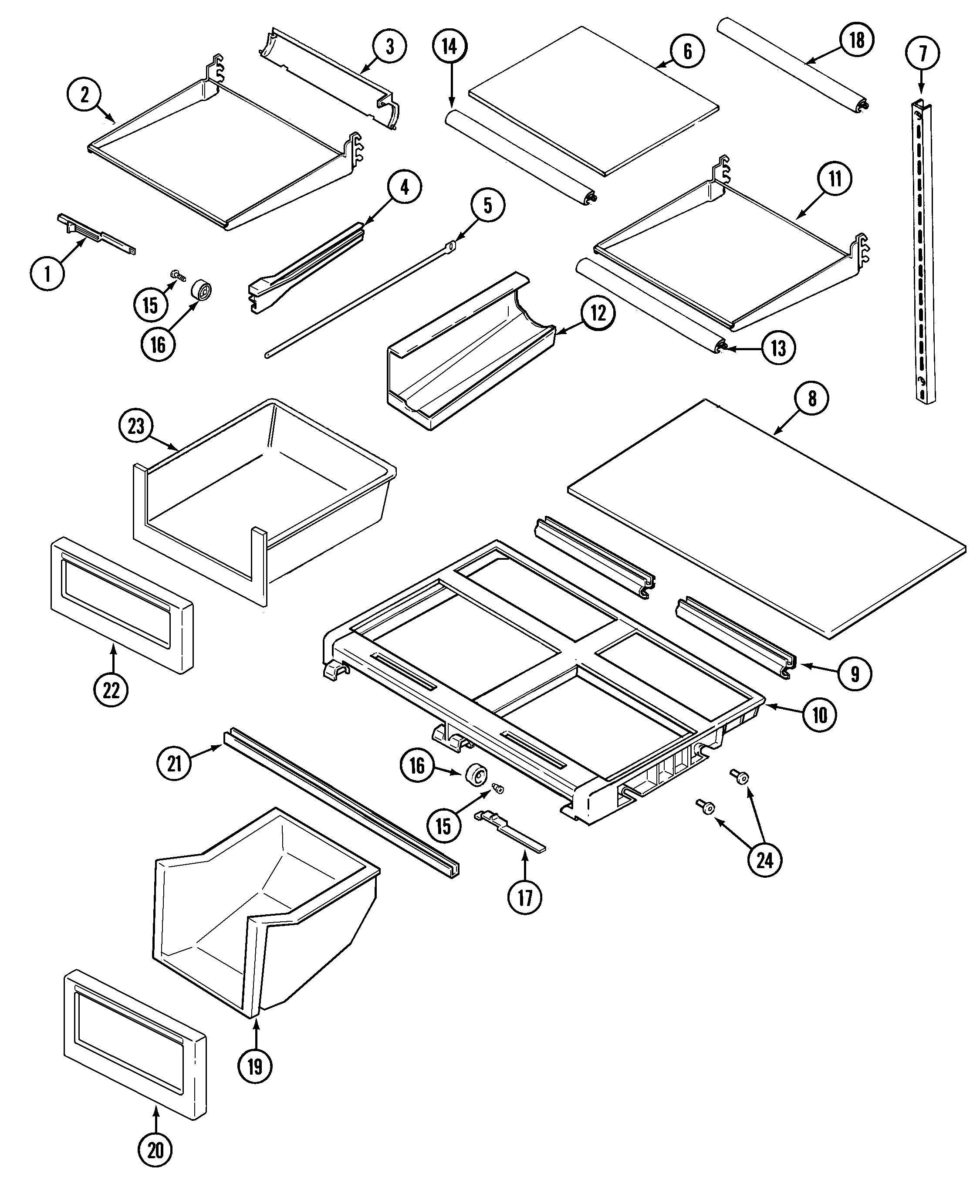 Shelves & accessories