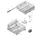 Maytag MDB6650AWB track & rack assembly diagram