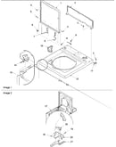 Cabinet top, door, and door switch