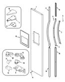 Freezer outer door