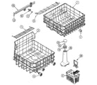 Maytag MDC5100AWW track & rack assembly diagram