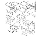 Maytag AZ2727GIHW shelves & accessories diagram