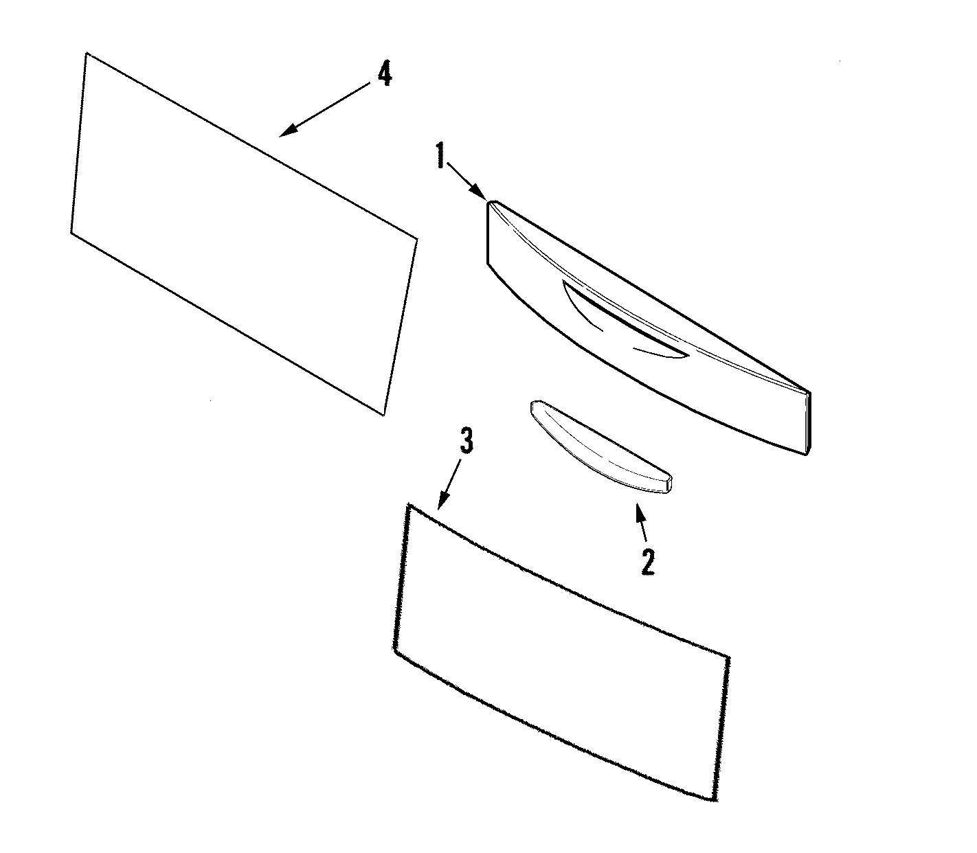 Warmer drawer front(also see jwd7530cdx)