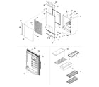 Amana XRBS209BSR-PXRBS209BSR0 refrigerator door diagram