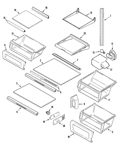 Shelves & accessories