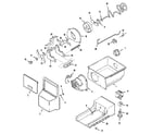 Maytag MSD2735GRS ice bin diagram