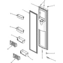 Maytag PSD269LHEB freezer door diagram