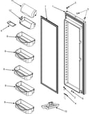 Refrigerator door