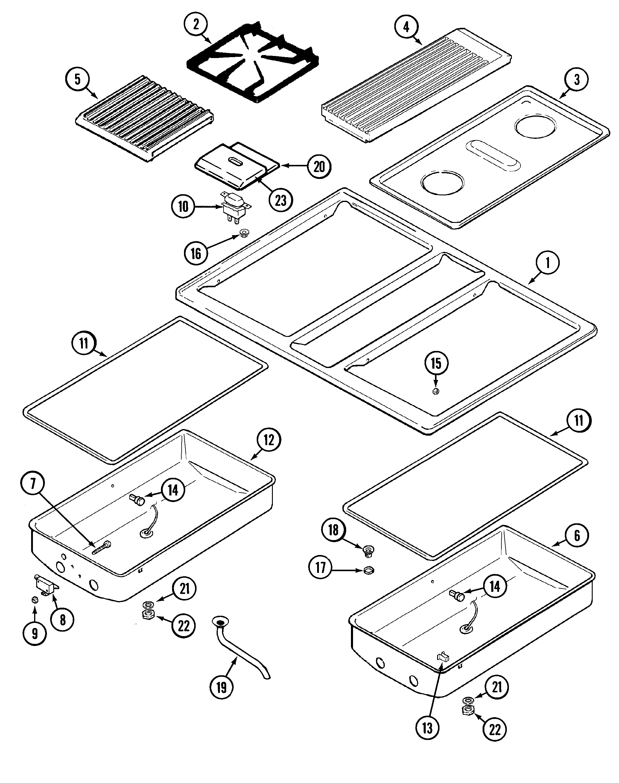 Top assembly